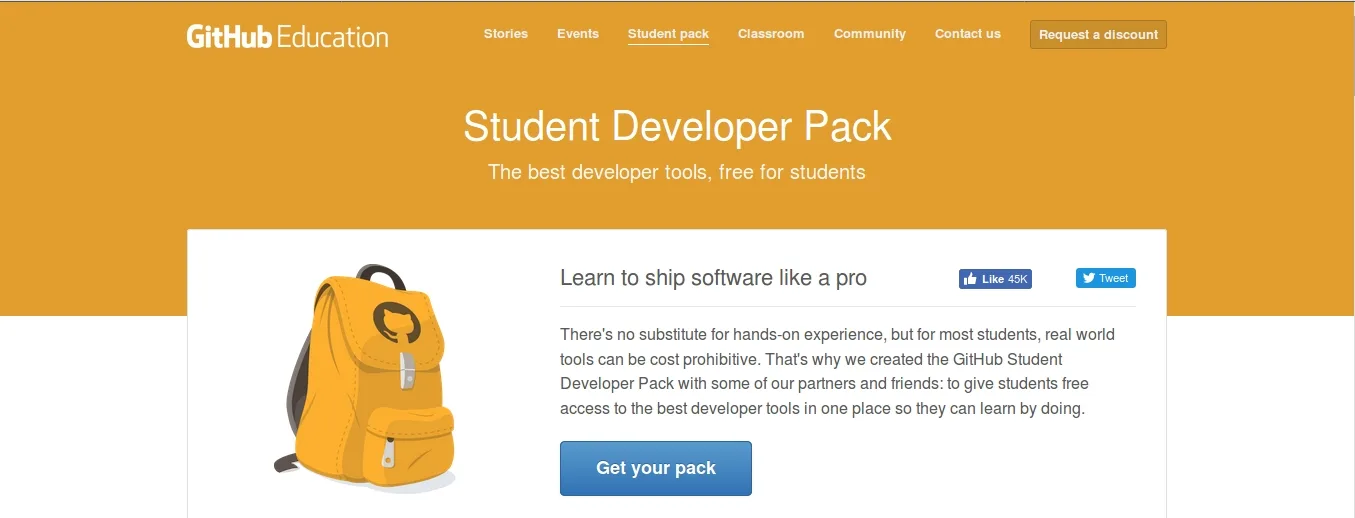 Github Student Pack - Blog.indrakusuma.web.id