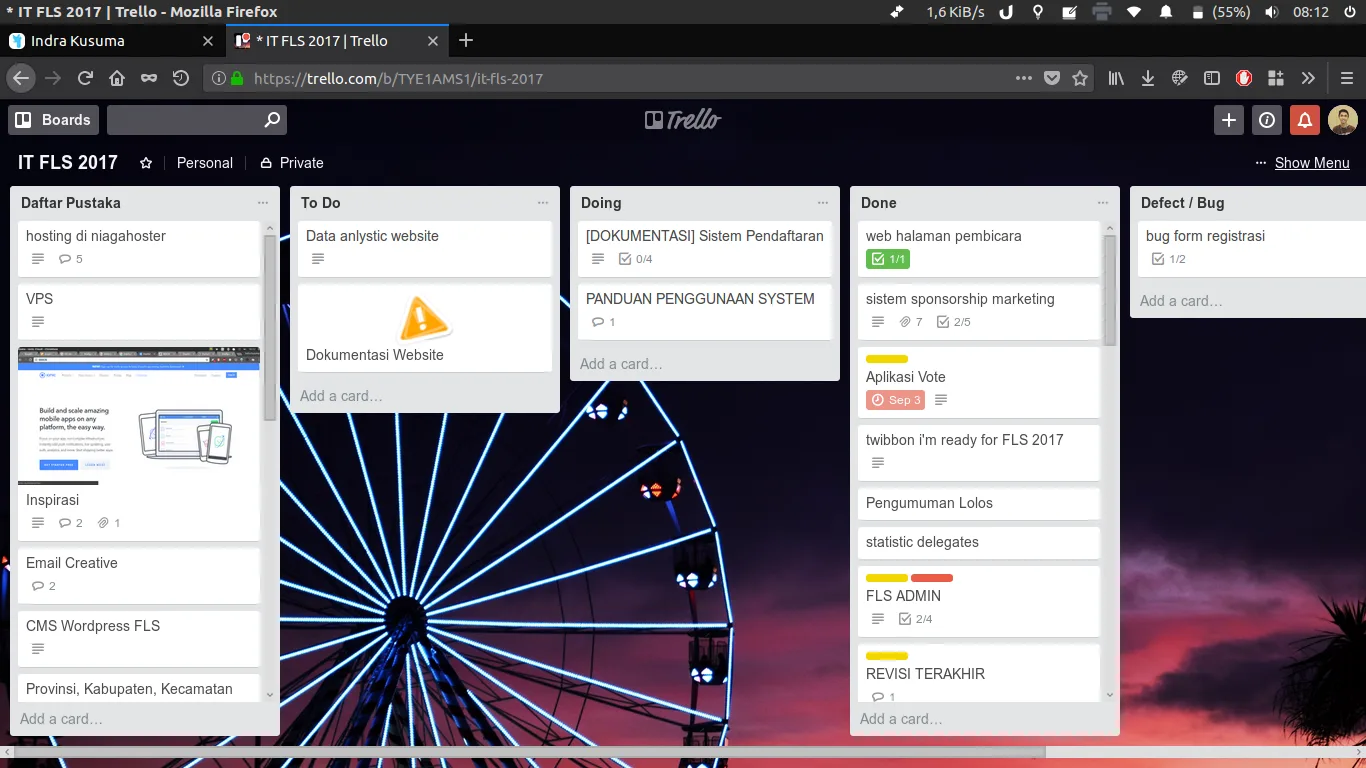 Trello Board IT FLS 2017