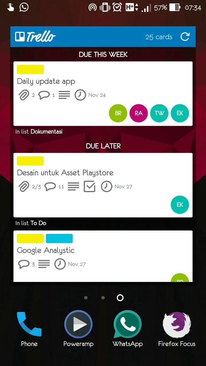 Trello Widget