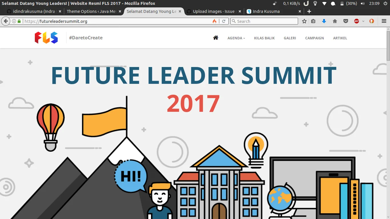 Landing Page - https://futureleadersummit.org