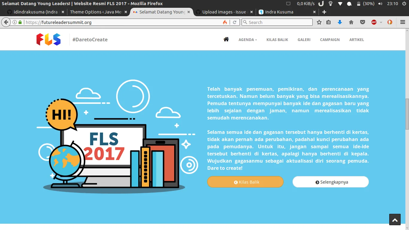 Landing Page - https://futureleadersummit.org